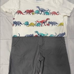 Epic Threads Tee (size 5) + Cat & Jack Shorts (size 6)